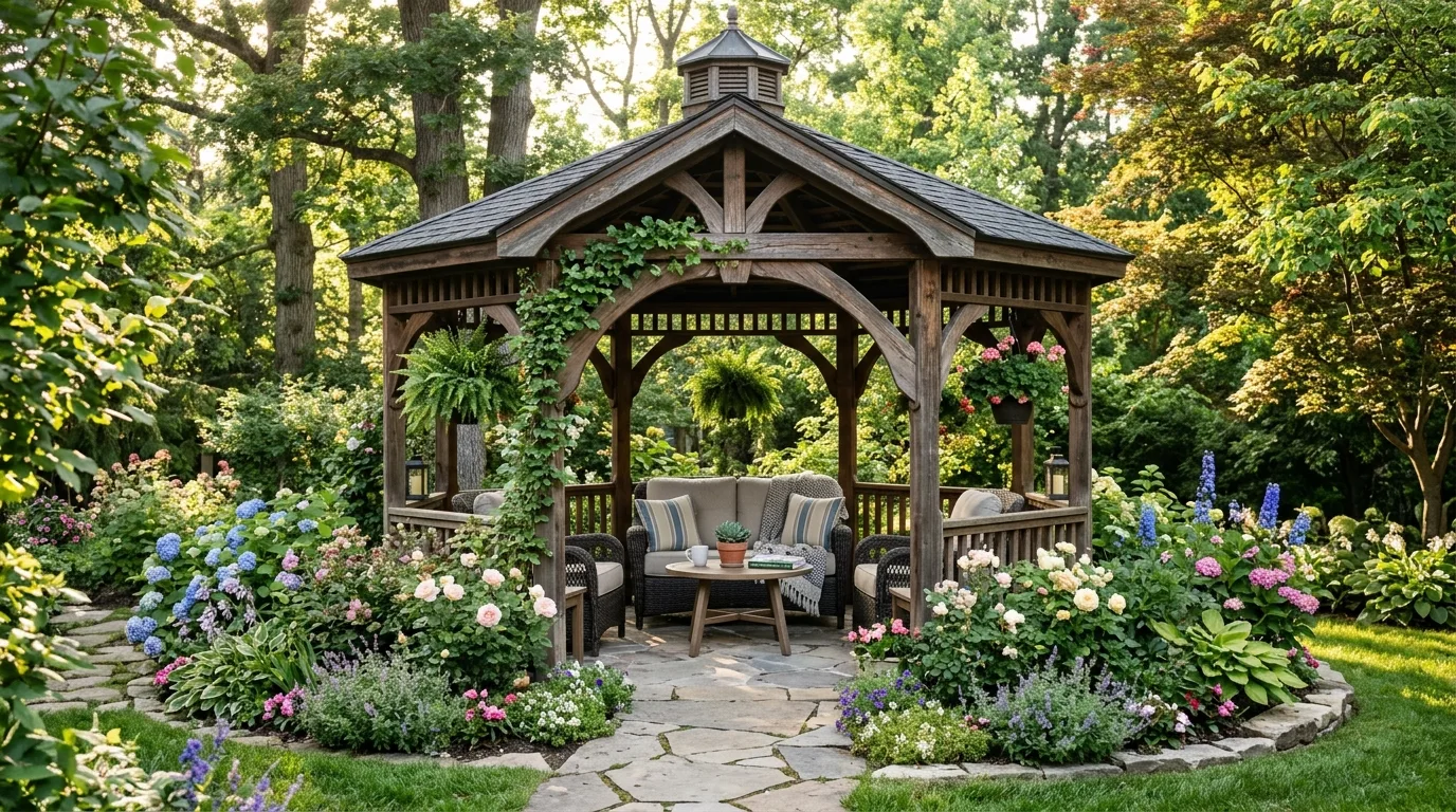 9 Outdoor Gazebo Ideas for Relaxing Outdoors